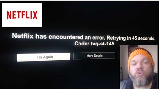 FIX tvqst145 NETFLIX Has Encountered an ERROR Retrying in 45 Seconds CODE Try Again More Details [upl. by Cerellia]