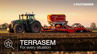 Every situation covered with TERRASEM universal seed drill technology  PÖTTINGER [upl. by Judenberg644]