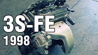 Normal sound of properly operating 3SFE engine  Работа двигателя 3SFE Toyota [upl. by Dailey465]