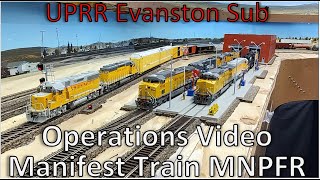 ScaleTrains AC4400s Operations Video  Union Pacific Railroad Evanston Sub  Manifest Train MNPFR [upl. by Fuller595]