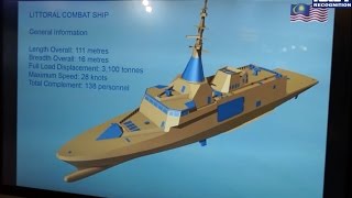 DSA 2016 Gowind Frigate LCS Update with Boustead DCNS amp Chief of Malaysian Navy [upl. by Yevad680]