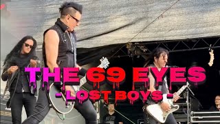 The 69 Eyes  Lost Boys  Live  Vauhti kiihtyy festivaalit Tampere Suomi Finland 2023 Jussi69 [upl. by Kalagher]