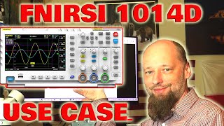 USE CASE  Fnirsi 1014D for testing amplifiers [upl. by Naxela]