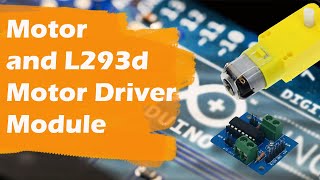 Using the L293D motor driver  Arduino [upl. by Daly]