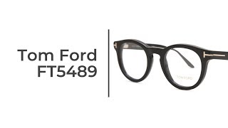 Tom Ford FT5489 Eyeglasses Short Review [upl. by Yendyc420]