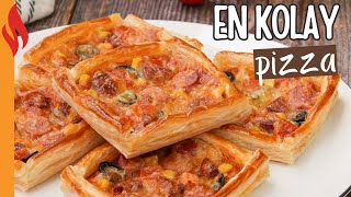 Ev Yapımı Pizza Tarifi  Hamur İşi Tarifleri  Yemekcom [upl. by Ahsekram]