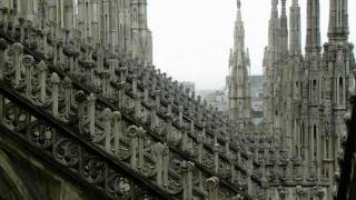 HD On the Roof of the Duomo di Milano Milan Cathedral Italy Italia Amazing Views [upl. by Greenstein130]