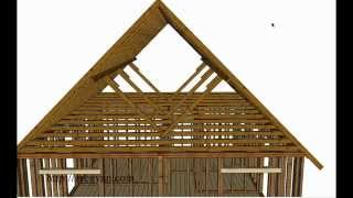 What Is A Roof Purlin – House Framing And Construction [upl. by Hairahcaz251]