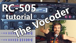 The Vocoder Boss RC505 Effects Explained  May 21st 20 [upl. by Eemla]