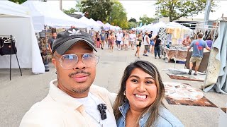 Reviewing Foods At The Wine Harvest Festival In Cedarburg WI  Vlog [upl. by Ynnav696]