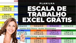 Escala de Trabalho em Excel Automatica 2 0 [upl. by Nador716]