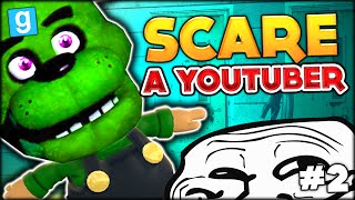 WHICH YOUTUBER WILL I SCARE WITH A FNAF SCREAMER TROLLING GHOST  GMOD SCARY MAP FUNNY MOMENTS 2 [upl. by Esten]