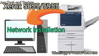 Xerox 5855 Xerox 5955 Networking Complete Setup Fast Printing  wc 5855 Fast Printing [upl. by Jaymee]