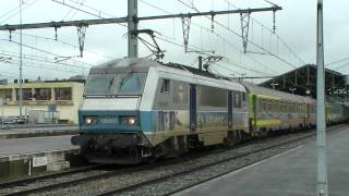 AnnonceDépart Téoz avec BB 26005 quotEn Voyagequot [upl. by Eyt]