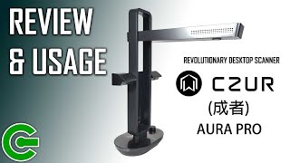 THE CZUR AURA PRO A REVOLUTIONARY DESKTOP SCANNER  REVIEW AND USAGE [upl. by Ebocaj]