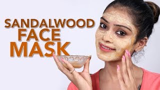 DIY Sandalwood Face Mask  Skincare Tutorial  Face Mask Tutorial  Foxy Makeup Tutorials [upl. by Anawqahs]