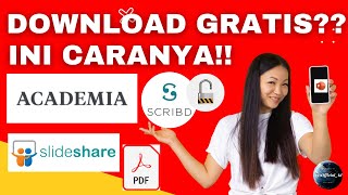 CARA Download GRATIS File di Scribd slide share dan academiaedu [upl. by Lasonde]