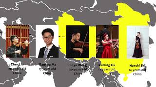 Introducing the competitors of the Menuhin Competition Geneva 2018 [upl. by Alilahk]