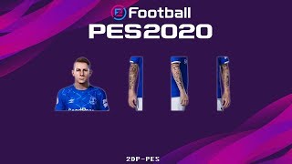 Lucas Digne  Tattoo Compatível com todos Patchs  Pes 2020 [upl. by Omari]