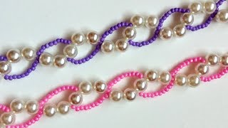 Beaded Bracelets Pattern [upl. by Avevoneg461]