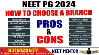 NEET PG 2024 ll How to Choose a Branch in MDMS DNB ll Pros and Cons neetpg2024 [upl. by Hilaria]