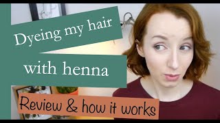 Colouring your hair with Henna Review amp How It Works [upl. by Auston]