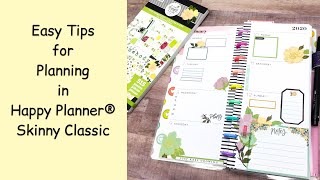 How to BUDGET in The Happy Planner Skinny Classic [upl. by Llenyaj]