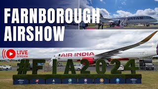 LIVE  Farnborough International Airshow 2024 [upl. by Eugenia]