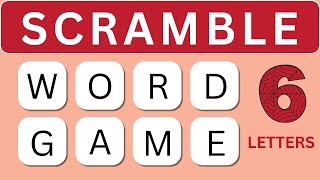 Scrambled Word Games  Guess the Word Game 6 Letters Words  word games braingames youtube [upl. by Ykvir953]