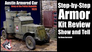 Miniart Models 135 Austin Armored Car Review [upl. by Waldon]