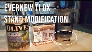 Evernew Ti DX Stand modification [upl. by Adnovoj778]