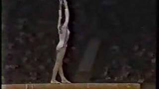 Nadia Comaneci  1980 Olympics EF  Balance Beam [upl. by Drice]