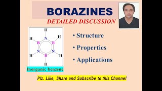 BORAZINE Inorganic BenzeneStructure Properties and Applications msc bsc inorganicchemistry [upl. by Peppy]