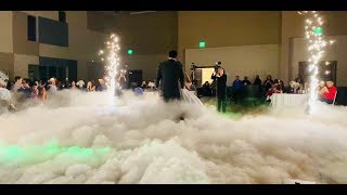 Nimbus y pirotecnia fria en la boda de armando y cassandra [upl. by Annoif209]