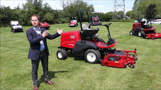 SOLVERT  Anthony NADALIN présentation TORO Groundsmaster 3200 nouvelle tondeuse rotative frontale [upl. by Llerahc173]