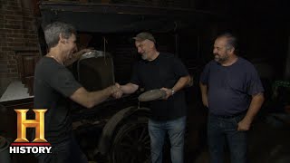 American Pickers Matt Shares His Family History with Mike and Frank Season 20  History [upl. by Atikal]