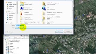 Como salvar dados do Google Earth [upl. by Alyel]