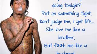 Nicki Minaj High School feat Lil Wayne Clean Lyric Video [upl. by Anny662]