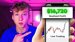 I made 1672k in 5 minutes Day Trading  Live Trading [upl. by Gazzo]