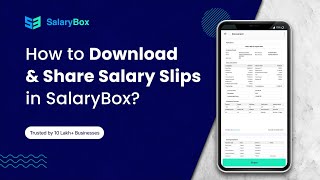 How to Download amp Share Salary Slips in SalaryBox English [upl. by Eemaj]