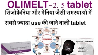 Olimelt 25 tablet uses in hindiolanzapine tablet uses in hindidipression anxiety ki best tablet [upl. by Rosemarie168]