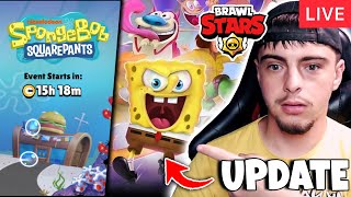 🔴LIVE NOUL UPDATE CHIAR ACUM  SPONGEBOB  BRAWL STARS ROMANIA [upl. by Munsey]