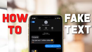 How to make a fake text conversation on iphone [upl. by Yniar]