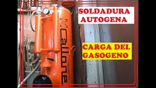 AUTÓGENA COMO CARGAR CARBURO [upl. by Mcclees]