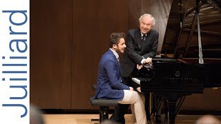 Christian De Luca JS Bachs Italian Concerto  Juilliard Sir András Schiff Piano Master Class [upl. by Aggappora133]