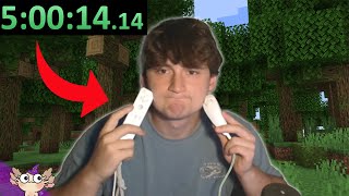 I Streamed Until I Beat Minecraft With A Wii Remote It went poorly [upl. by Ihtak]