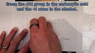 Chemistry  GCSE  Learn This Trick To Draw Esters Perfectly In 1 Minute [upl. by Fortier]