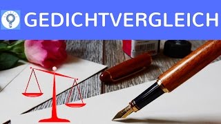 Gedichtvergleich  Vergleich amp Interpretation von Gedichten  Zusammenfassung  Lyrik [upl. by Schatz]