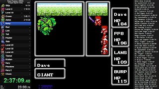 FF1 NES Vorpal Sword Challenge 65433 [upl. by Hadden]