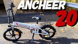 Ancheer 20 Ebike Unbox Setup and Ride ebike [upl. by Gilroy730]